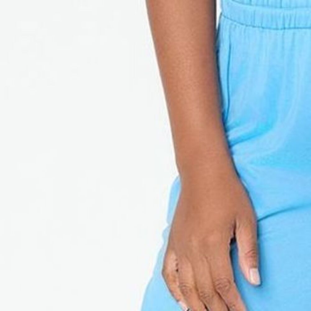 SUNNYLiFE Women's Dress Sz S Dream Cloud Elbow Sleeve Wide Leg Blue - Picture 2 of 4